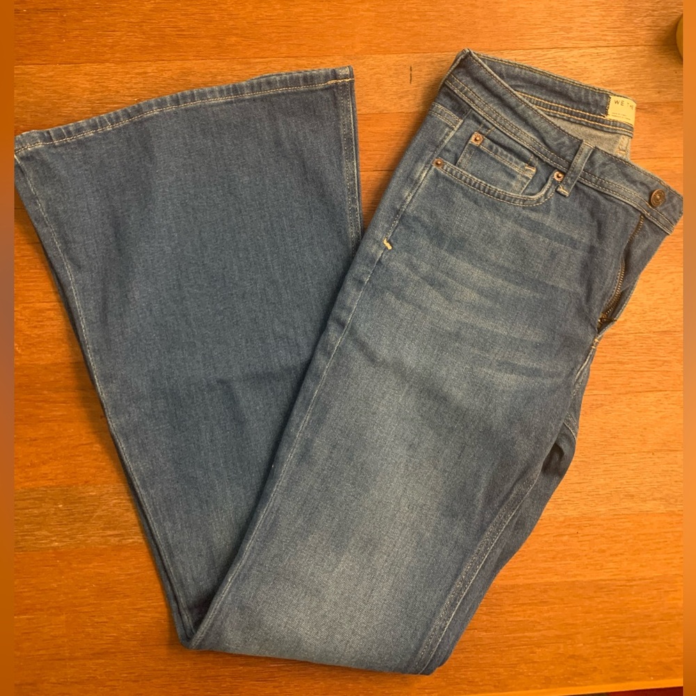 We The Free Dark Blue Flare Jeans